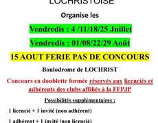 Concours de pétanque Ouvert à tous - Inzinzac-Lochrist
