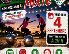 Concours de pétanque Officiel - JOYEUSE PETANQUE PIA
