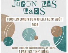 Concours en Doublette le 27 juillet 2026 - Jugon-les-Lacs - 22270