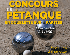 Concours de pétanque Ouvert à tous - Kerlouan