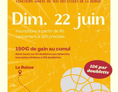 Concours de pétanque Ouvert à tous - La Boisse