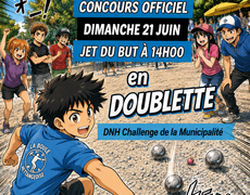Concours en Doublette le 21 juin 2026 - LA BOULE  HETTANGEOISE