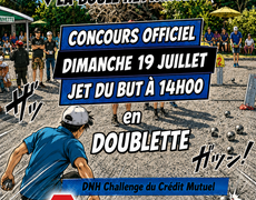 Concours en Doublette le 19 juillet 2026 - LA BOULE  HETTANGEOISE