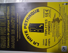 Concours de pétanque Officiel Vétéran - La Haye-du-Puits