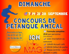 Concours de pétanque Ouvert à tous - La Magdelaine-sur-Tarn