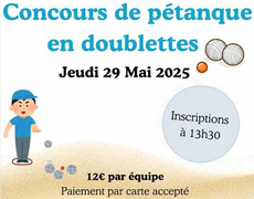 Concours de pétanque Ouvert à tous - La Roche-Bernard