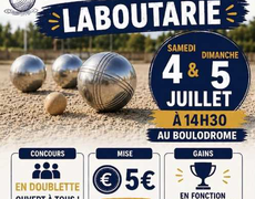 Concours de pétanque Ouvert à tous - Laboutarie