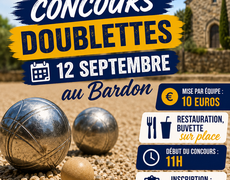 Concours de pétanque Ouvert à tous - Le Bardon