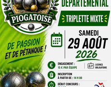 Concours de pétanque Officiel - LE PIOGAT