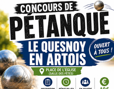Concours de pétanque Ouvert à tous - Le Quesnoy-en-Artois