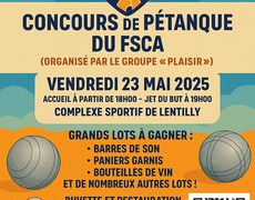 Concours de pétanque Ouvert à tous - Lentilly