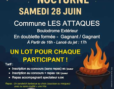 Concours de pétanque Ouvert à tous - Les Attaques