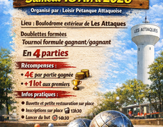 Concours en Doublette le 19 avril 2026 - Les Attaques - 62730
