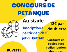 Concours de pétanque Ouvert à tous - Les Éparres