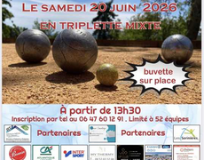 Concours de pétanque Officiel - Les Sorinières
