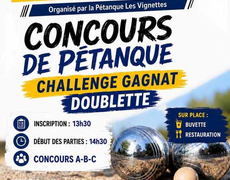 Concours de pétanque Officiel - LES VIGNETTES