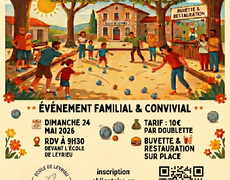 Concours en Doublette le 24 mai 2026 - Leyrieu - 38460