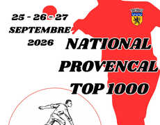 Concours de pétanque Officiel Provençal - Laragne Monteglin