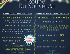 Concours en Triplette Mixte le 3 janvier 2026 - Manchester Pétanque