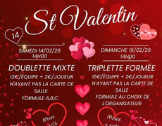 Concours en Doublette Mixte le 14 février 2026 - Comité des Ardennes