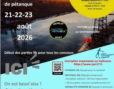 Concours de pétanque Officiel - Rochefort