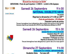 Concours de pétanque Officiel - Dijon