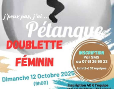 Concours de pétanque Officiel Féminin - LAPUJADE