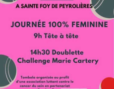 Concours en Doublette le 12 octobre 2025 - ST FOY DE PEYROLIERES