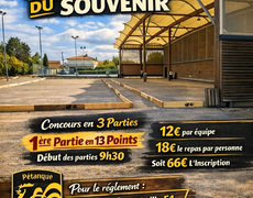 Concours de pétanque Officiel Provençal - GAGNAC