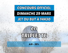 Concours de pétanque Officiel - CINTEGABELLE