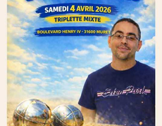Concours en Triplette Mixte le 4 avril 2026 - LA MURETAINE