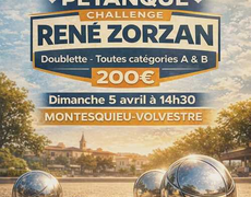 Concours en Doublette le 5 avril 2026 - MONTESQUIEU