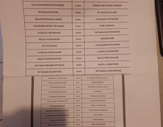 Concours de pétanque Officiel - Lieu non défini