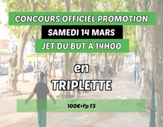 Concours de pétanque Officiel Promotion - Boule frontenacaise