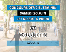 Concours de pétanque Officiel Féminin - Petanque Martillacaise