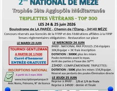 Concours de pétanque Officiel Vétéran - Meze