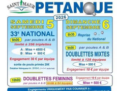 Concours de pétanque Officiel - Saint Maur