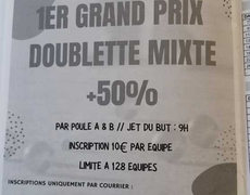 Concours de pétanque Officiel - Gievres/Langon