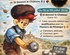 Concours de pétanque Officiel - Saint Bonnet Le Chateau
