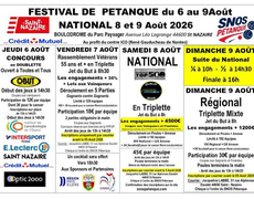 Concours de pétanque Officiel - Saint Nazaire