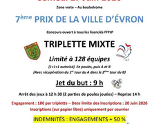 Concours de pétanque Officiel - EVRON