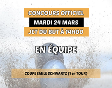Concours de pétanque Officiel - Lieu non défini