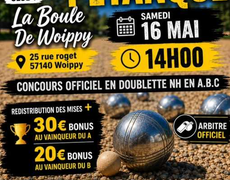 Concours de pétanque Officiel - LA PETANQUE DE WOIPPY