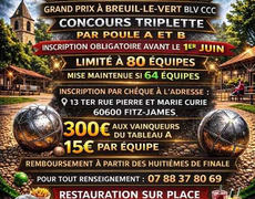 Concours de pétanque Officiel - BREUIL LE VERT