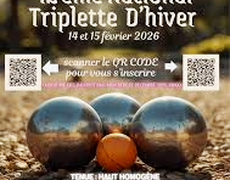 Concours en Triplette le 14 février 2026 - Rouen