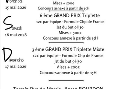 Concours de pétanque Officiel Vétéran - BOURDON