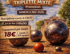 Concours de pétanque Officiel Promotion - Piquecos