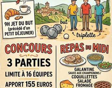 Concours de pétanque Officiel Provençal - Garganvillar