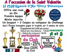 Concours de pétanque Officiel - QUARRE D'AS VITRY