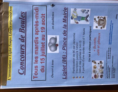 Concours de pétanque Ouvert à tous - Liglet